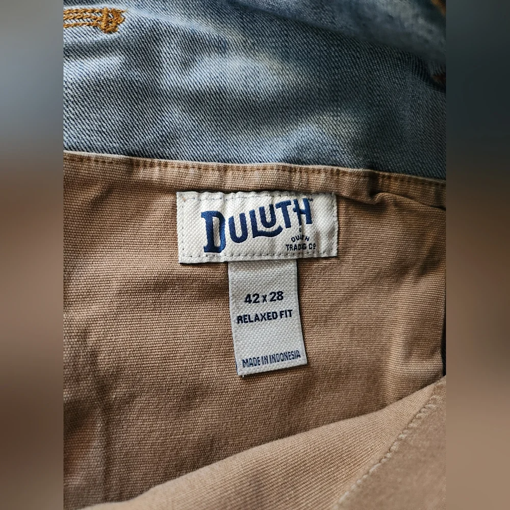 Duluth Mens 42x28 Ballroom Double Flex Carpenter Jeans - Picture 6 of 9